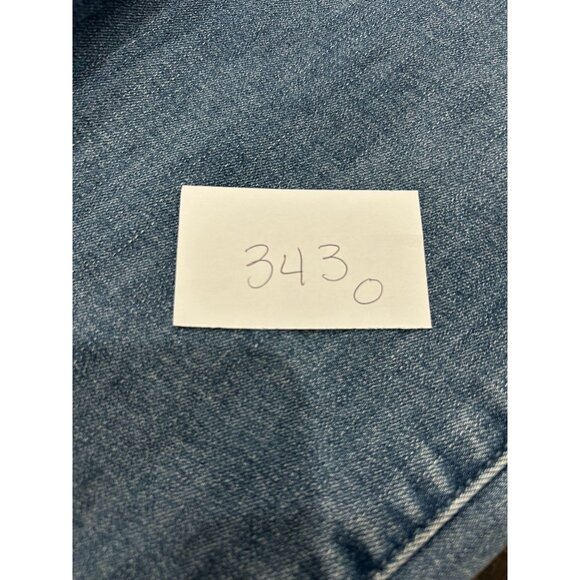 Kate and Mallory Womens Cropped Distressed Denim Jeans SZ 18W - Picture 8 of 9